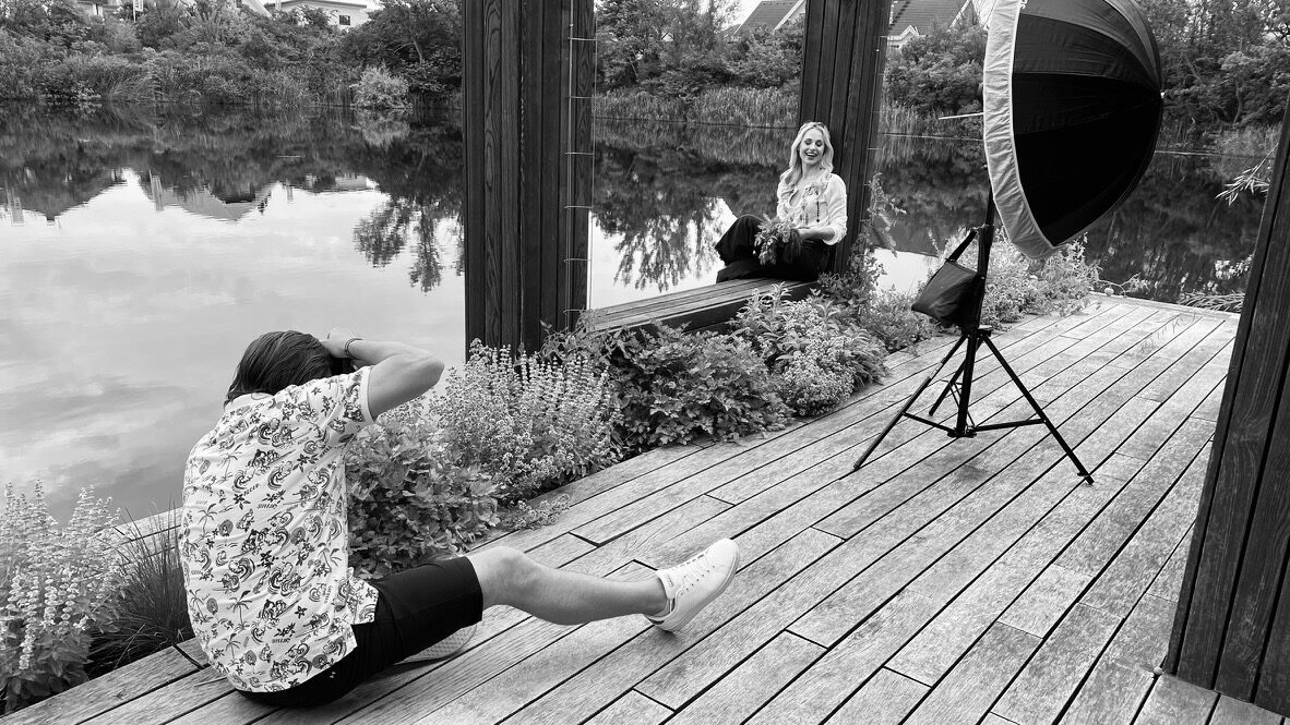 Silvia kocht — Making-of-Fotografie